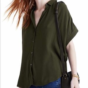 Madewell central drapey shirt